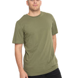 Polera Manga Corta Casual Hombre Essential S/S Tee Verde Cat