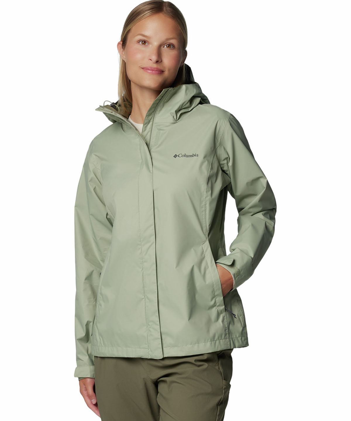 Cortaviento Mujer Arcadia II Gris Columbia
