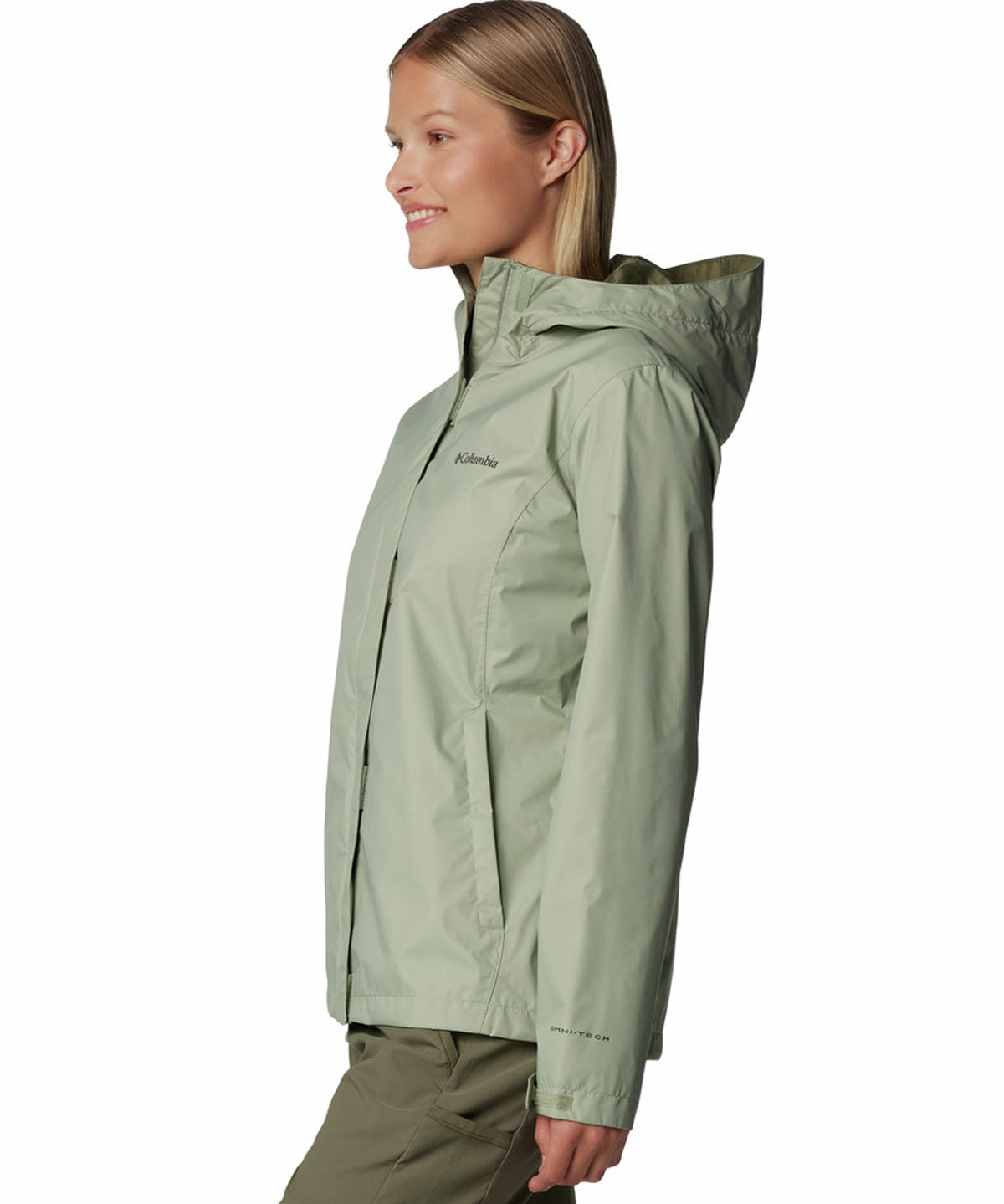 Cortaviento Mujer Arcadia II Gris Columbia