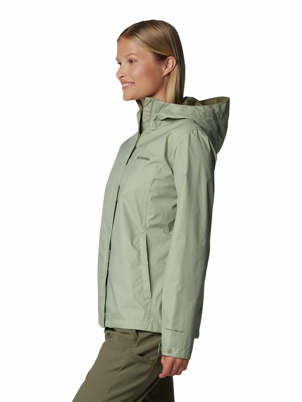 Cortaviento Mujer Arcadia II Gris Columbia