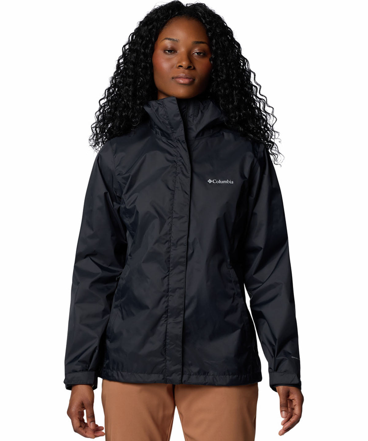 Cortaviento Mujer Arcadia II Negro Columbia