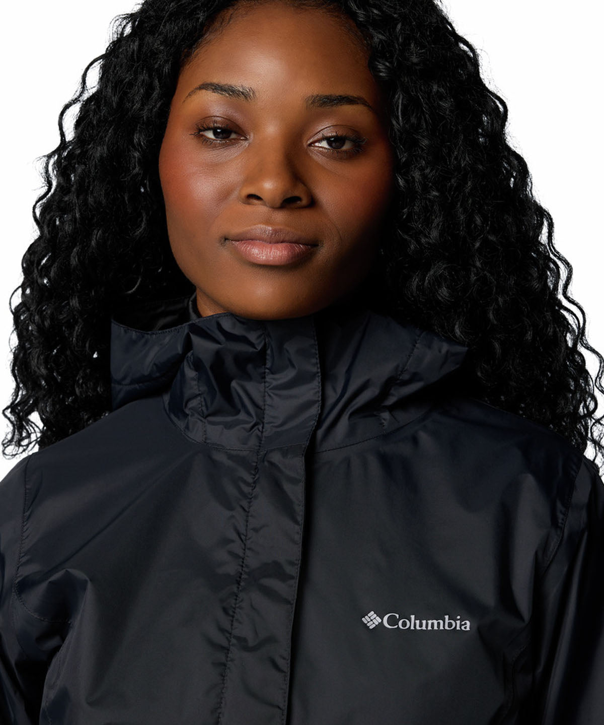 Cortaviento Mujer Arcadia II Negro Columbia