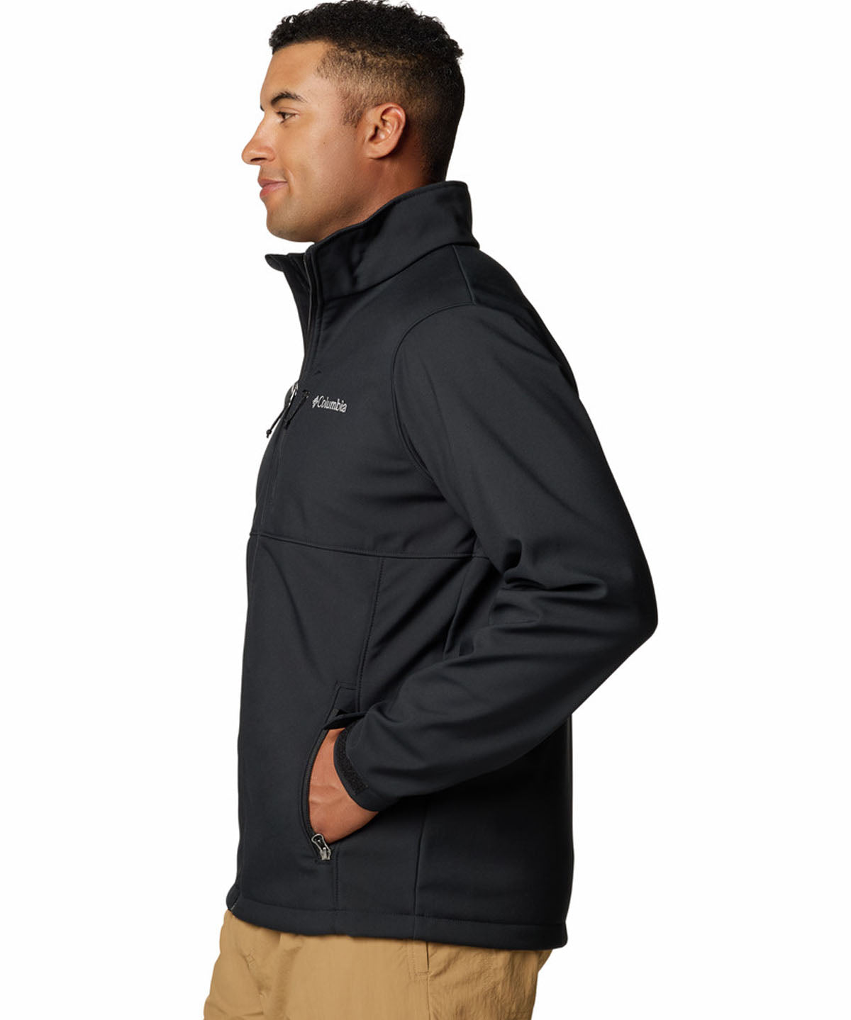 Chaqueta Hombre Ascender Soft Shell Negro Columbia