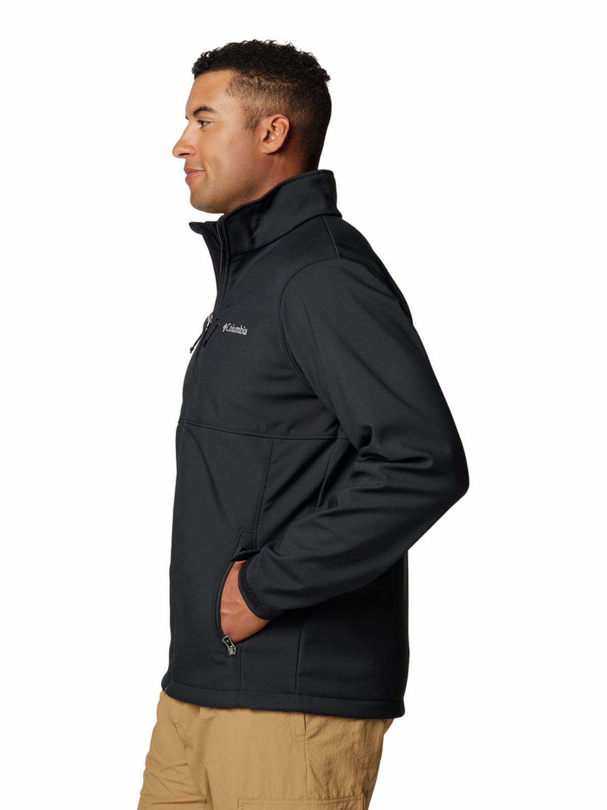 Chaqueta Hombre Ascender Soft Shell Negro Columbia