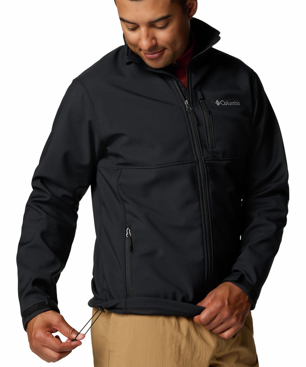 Chaqueta Hombre Ascender Soft Shell Negro Columbia