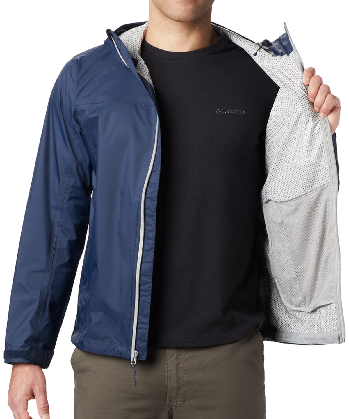 Cortaviento Hombre Evapouration Azul Columbia