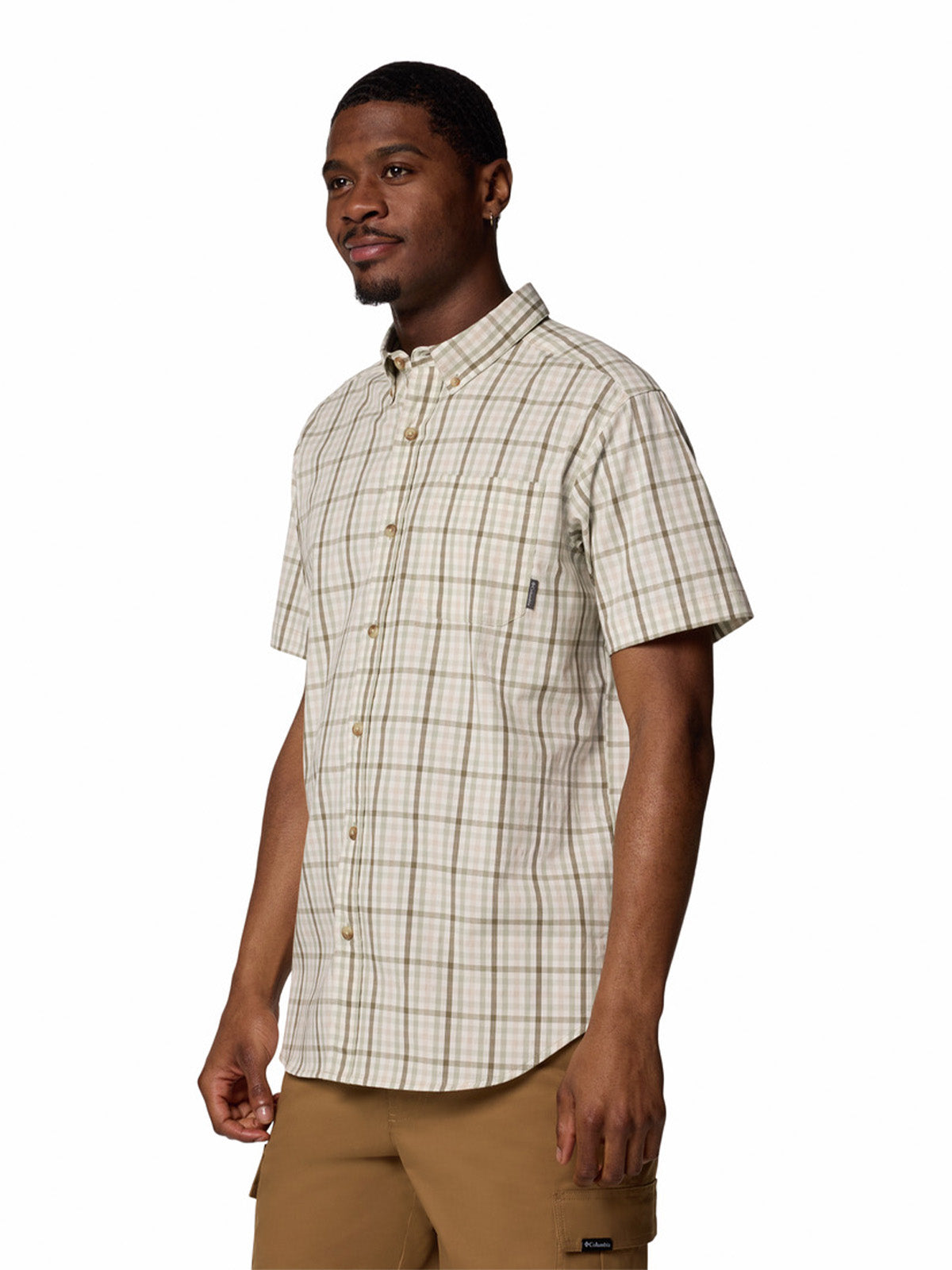 Camisa Manga Corta Hombre Rapid Rivers II Gris Columbia