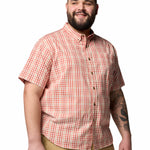 Camisa Manga Corta Hombre Rapid Rivers II Rojo Columbia