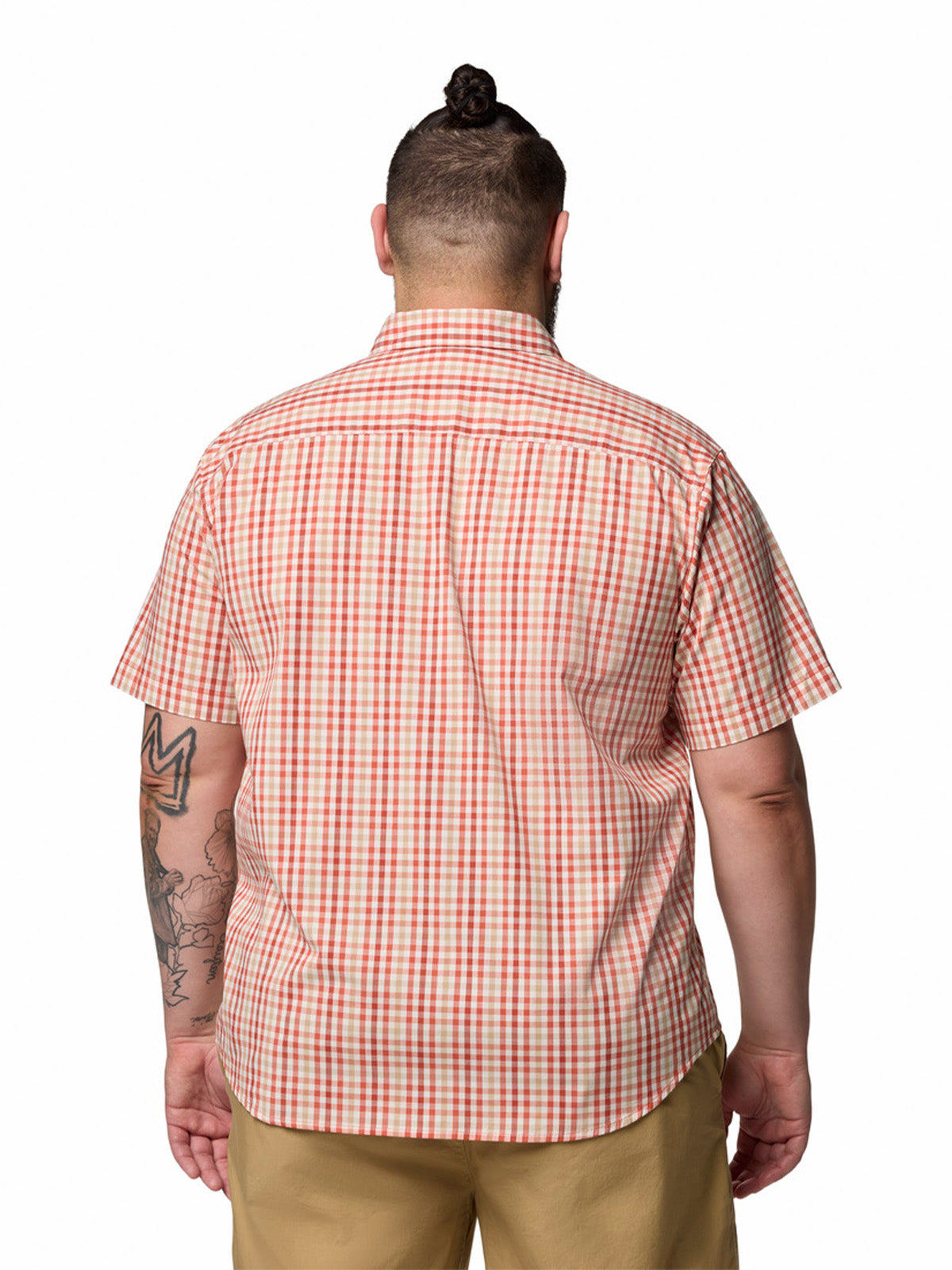 Camisa Manga Corta Hombre Rapid Rivers II Rojo Columbia