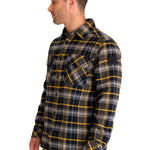 Chaqueta Manga Larga Hombre Buffalo Check Heavyweight Overshirt Negra Cat