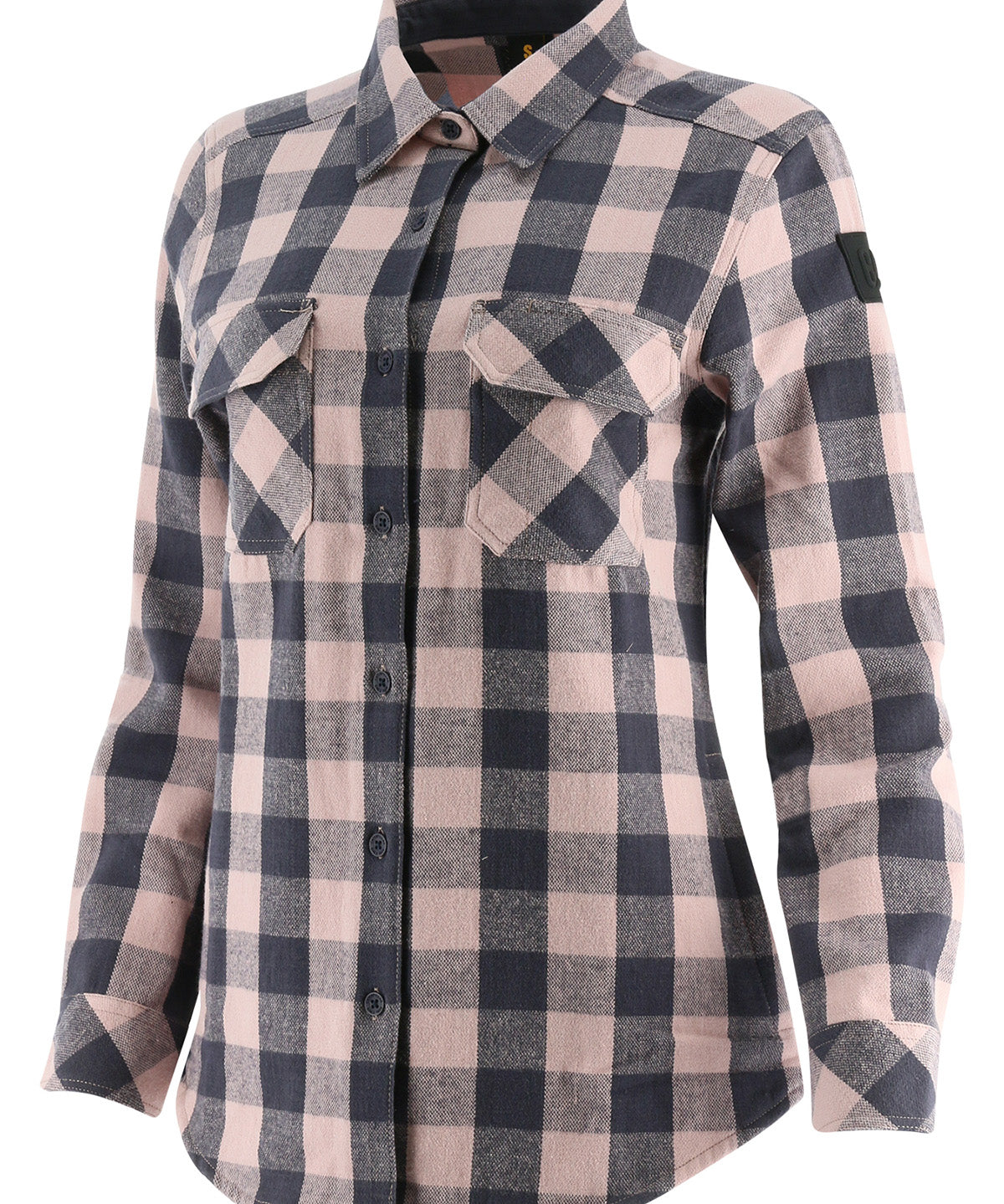 Camisa Manga Larga Casual Mujer Women'S Buffalo Check Heavyweight Overshirt Azul Cat