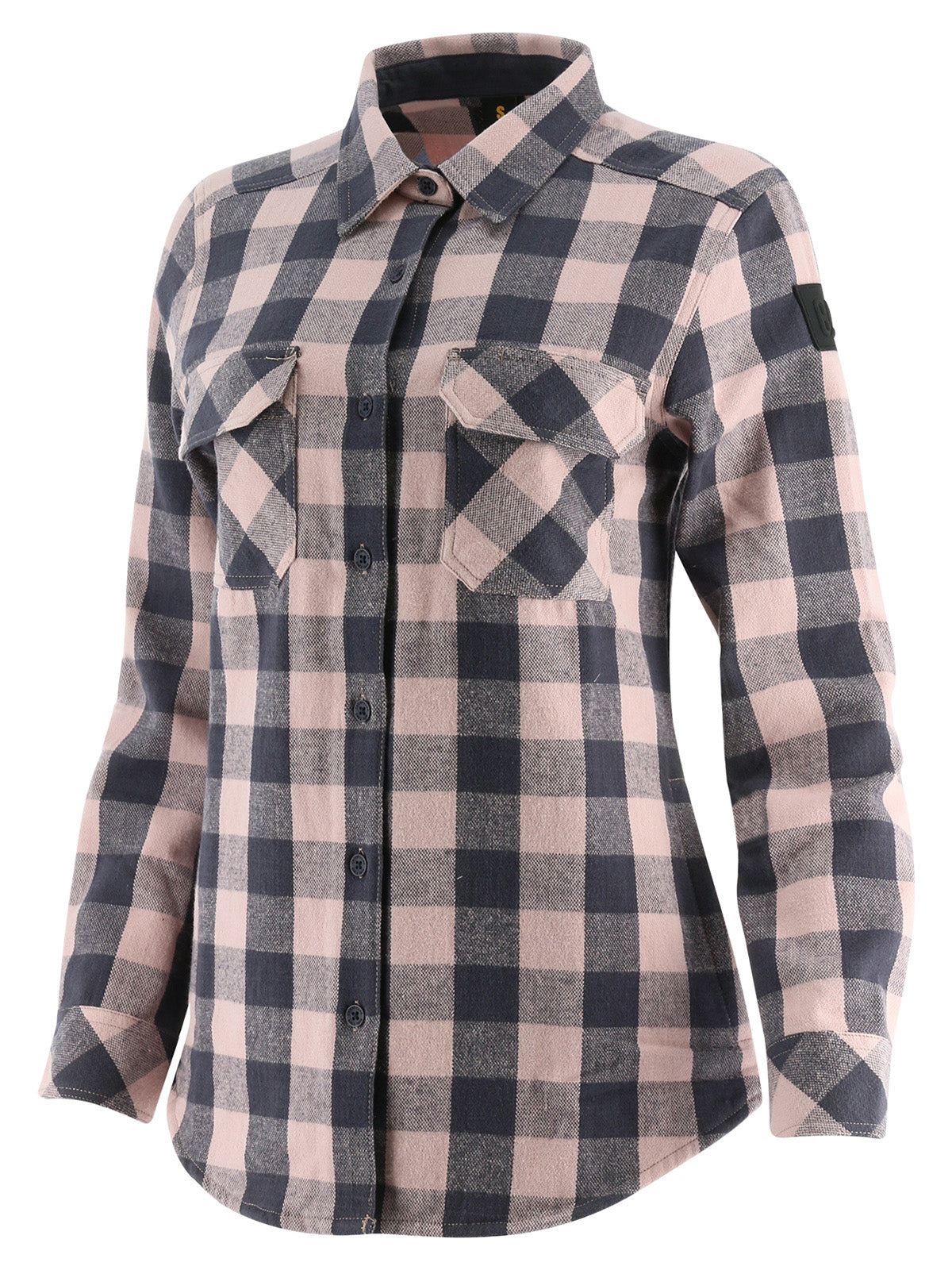 Camisa Manga Larga Casual Mujer Women'S Buffalo Check Heavyweight Overshirt Azul Cat