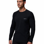 Primera Capa Polera Hombre Midweight Stretch Negro Columbia