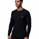 Primera Capa Polera Hombre Midweight Stretch Negro Columbia