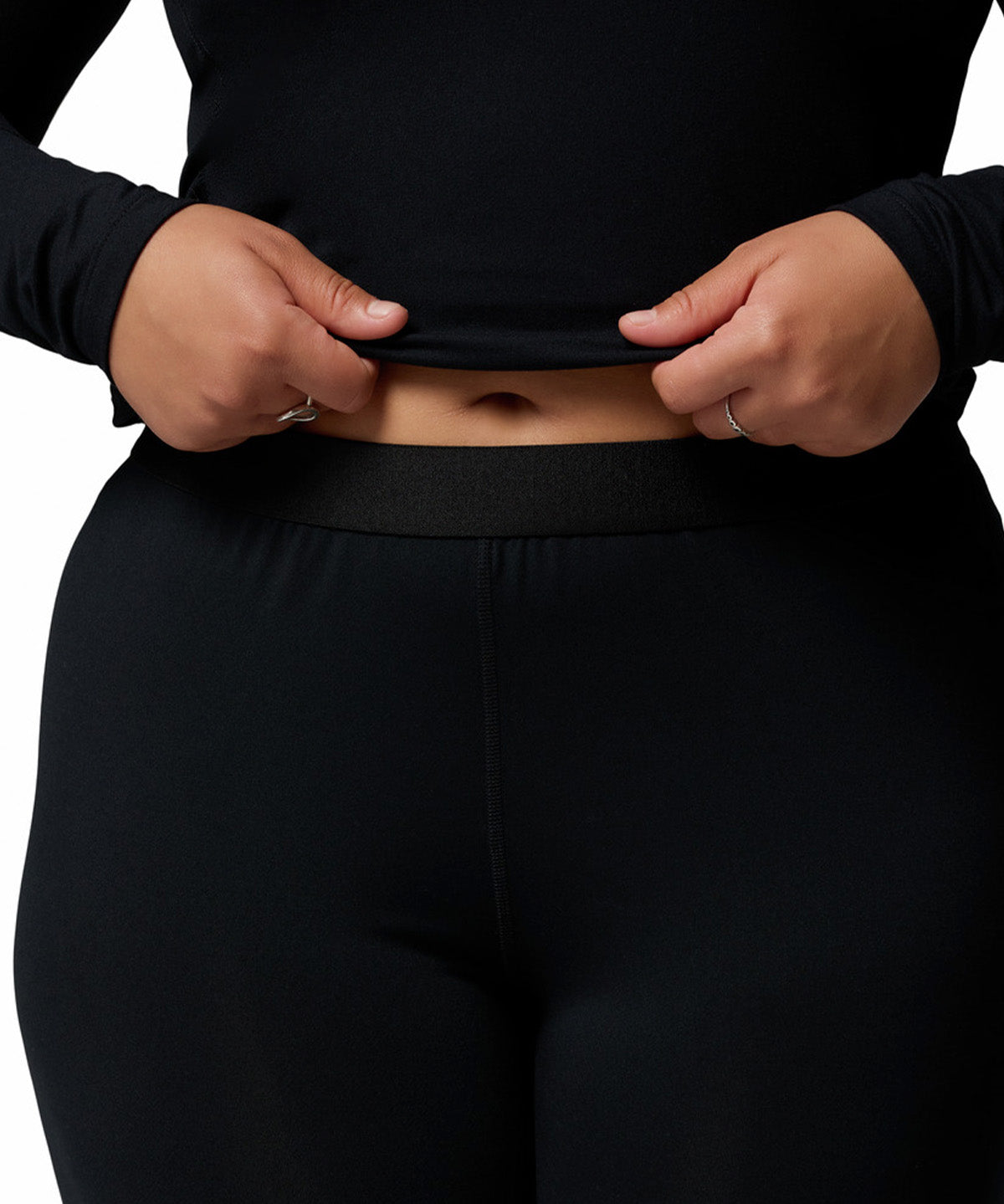 Primeras Capas Mujer Midweit Stretch Negro Columbia