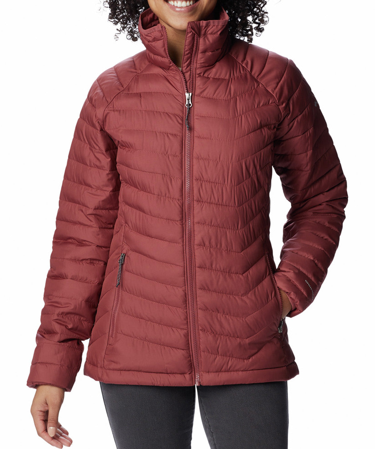 Parka Mujer Powder Lite Rojo Columbia