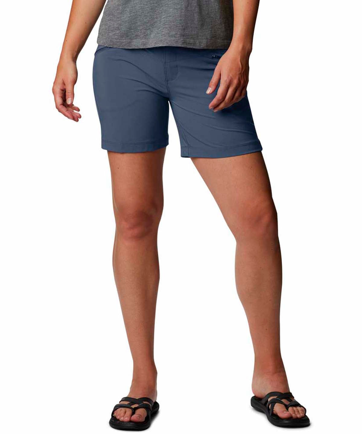 Short Mujer Peak To Point Azul Columbia