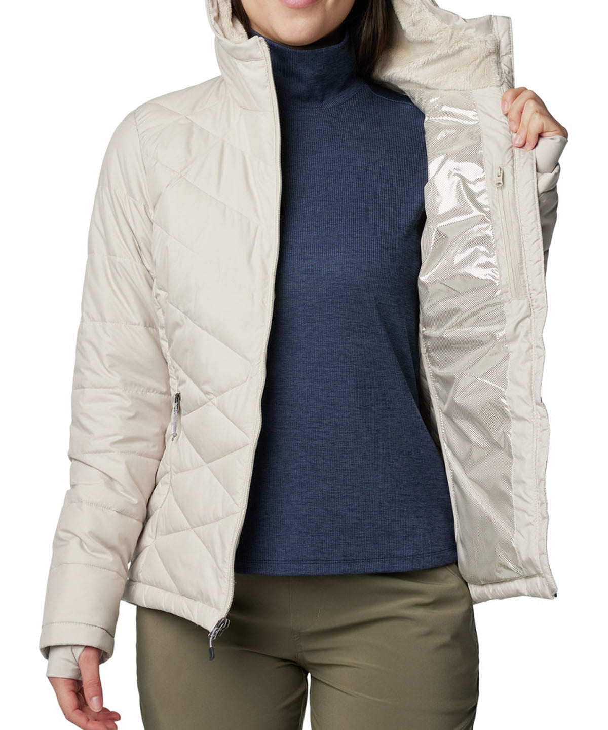 Parka Mujer Heavenly Gris Columbia