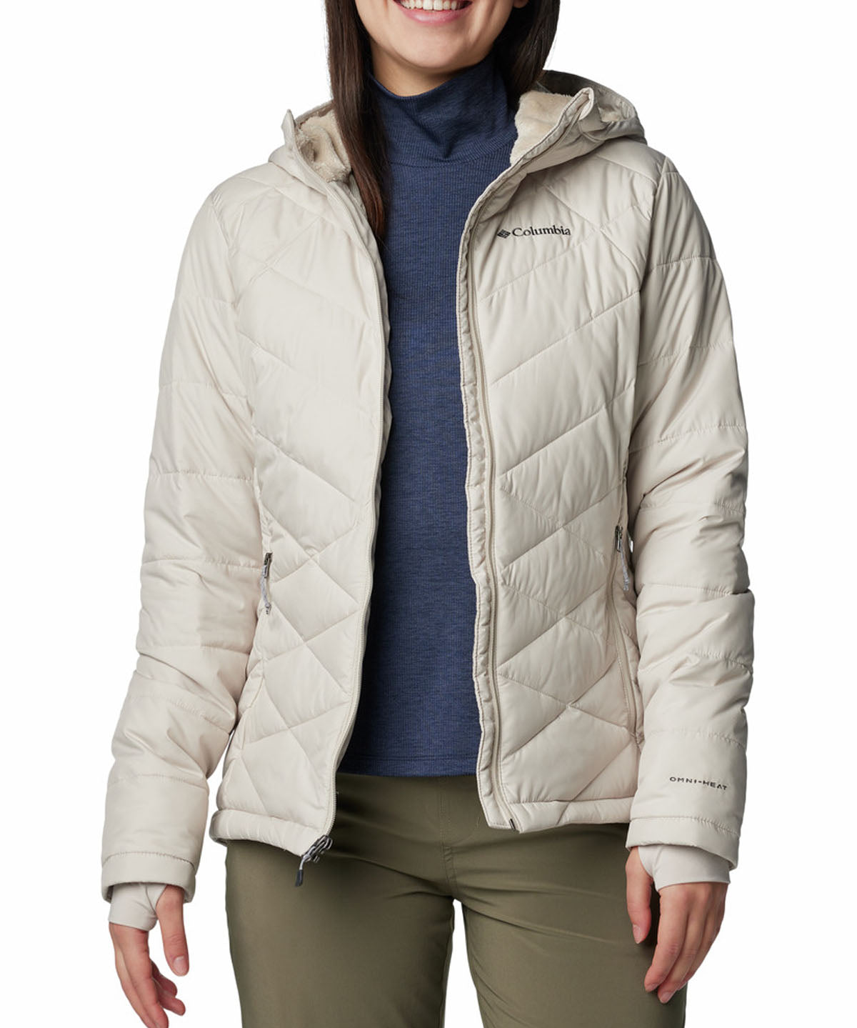 Parka Mujer Heavenly Gris Columbia