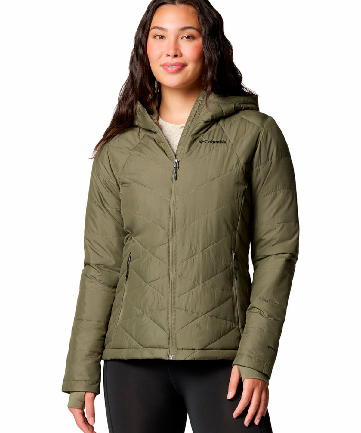 Parka Mujer Heavenly Hoodie Verde Columbia