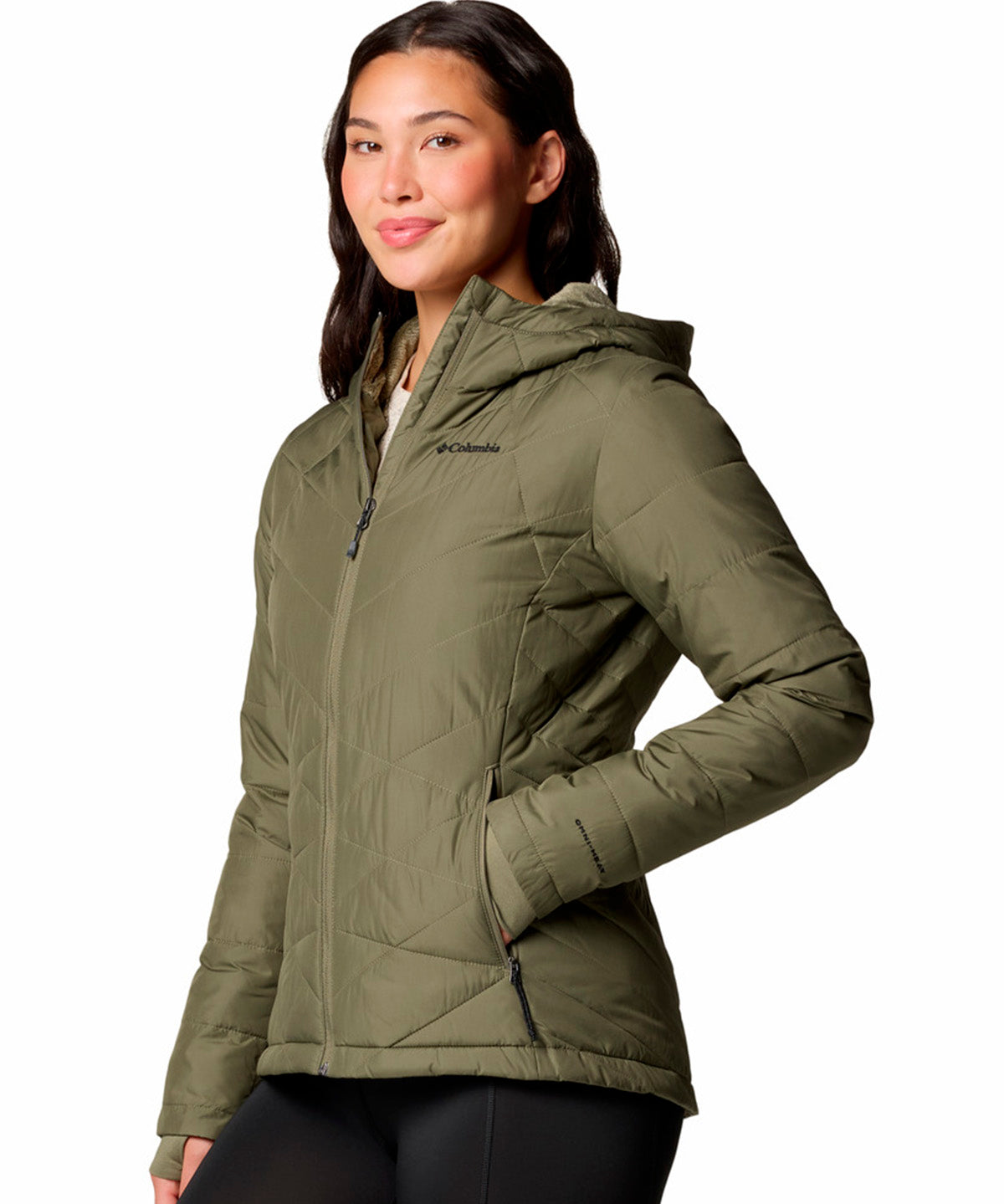 Parka Mujer Heavenly Hoodie Verde Columbia