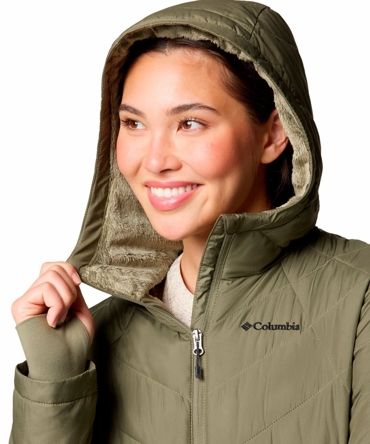 Parka Mujer Heavenly Hoodie Verde Columbia