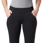 Pantalón Mujer Anytime Casual Pull Negro Columbia