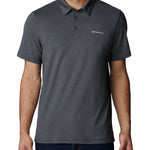 Polera Manga Corta Hombre Tech Trail Gris Columbia