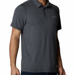 Polera Manga Corta Hombre Tech Trail Gris Columbia