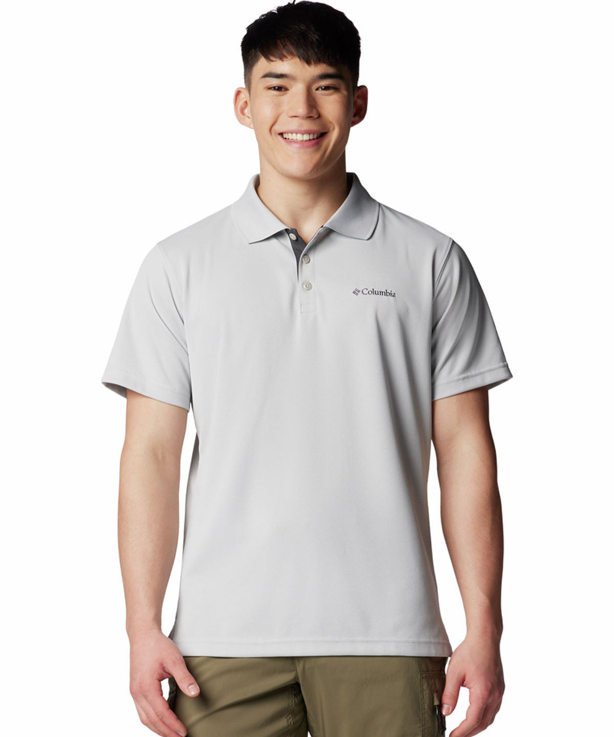 Polera Manga Corta Hombre Utilizer Gris Columbia