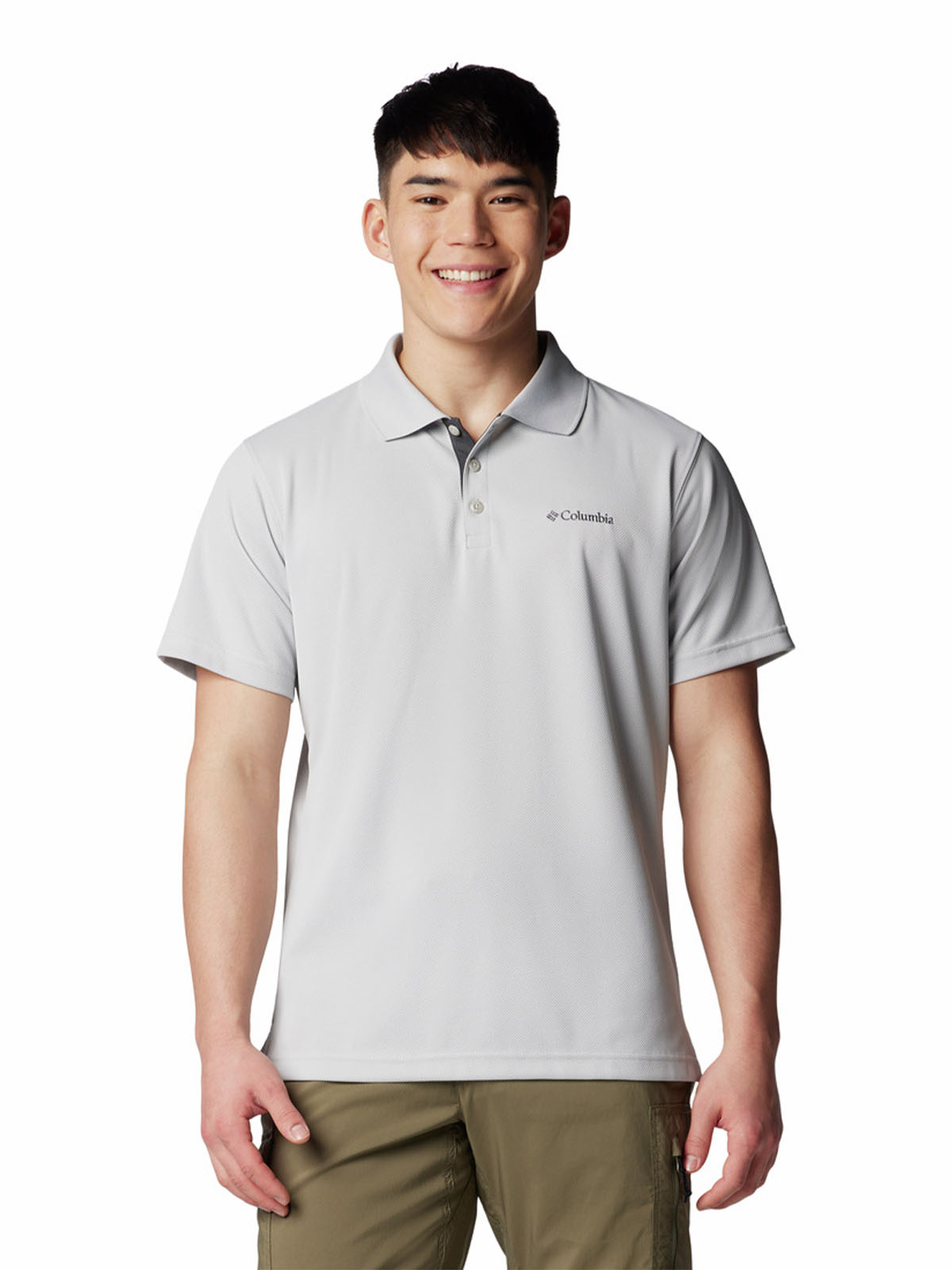 Polera Manga Corta Hombre Utilizer Gris Columbia