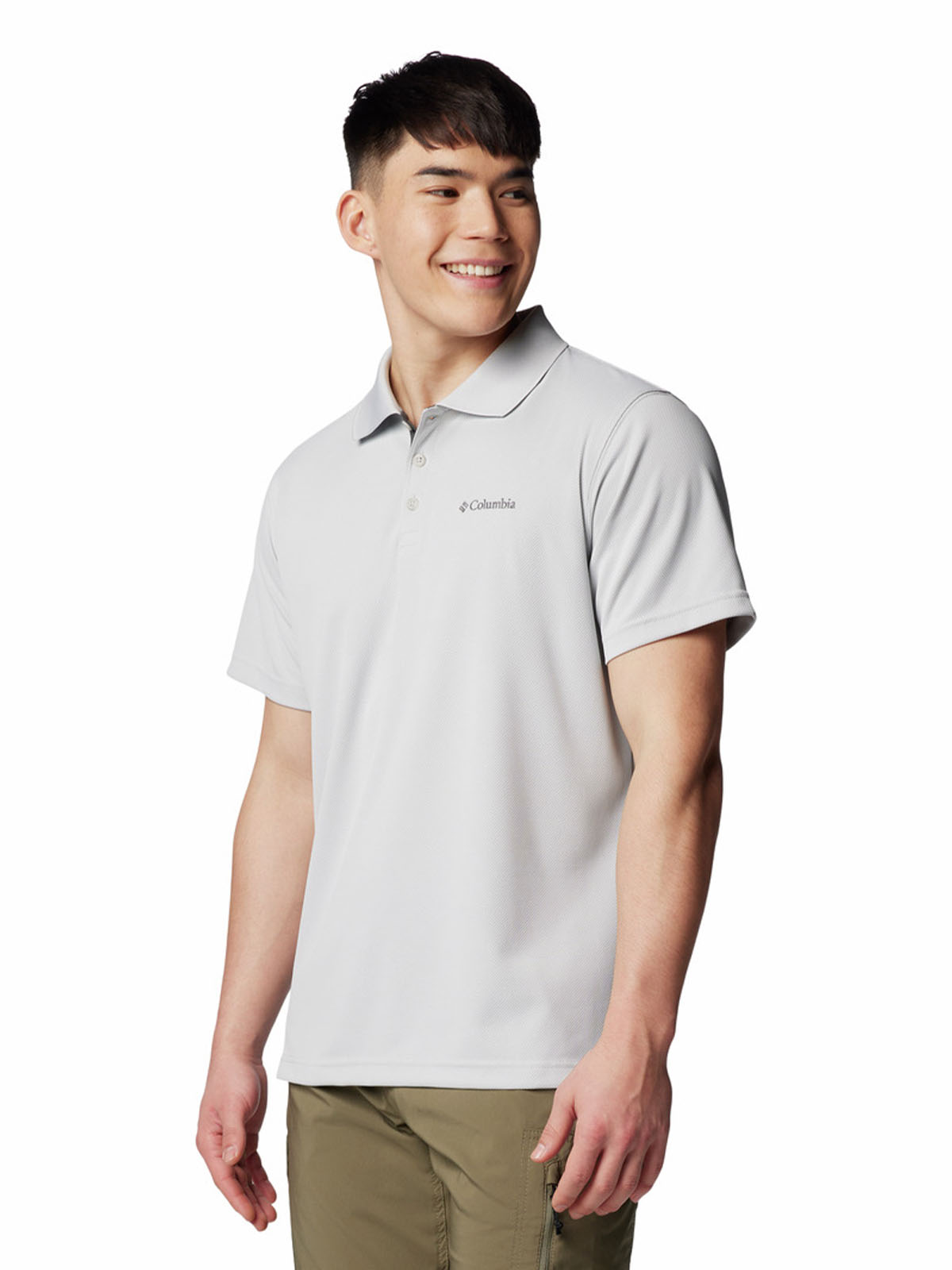 Polera Manga Corta Hombre Utilizer Gris Columbia