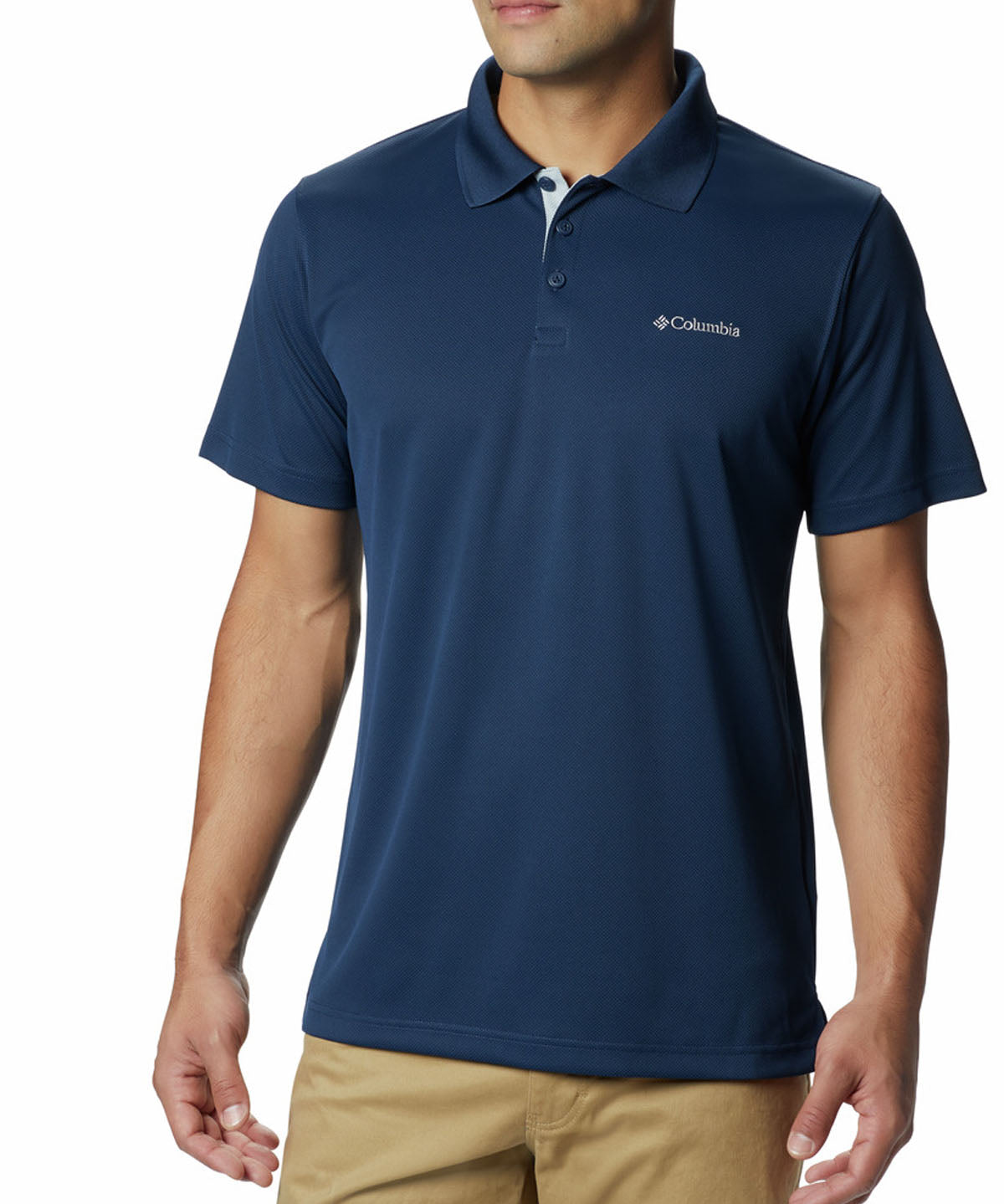 Polera Manga Corta Hombre Utilizer Azul Columbia