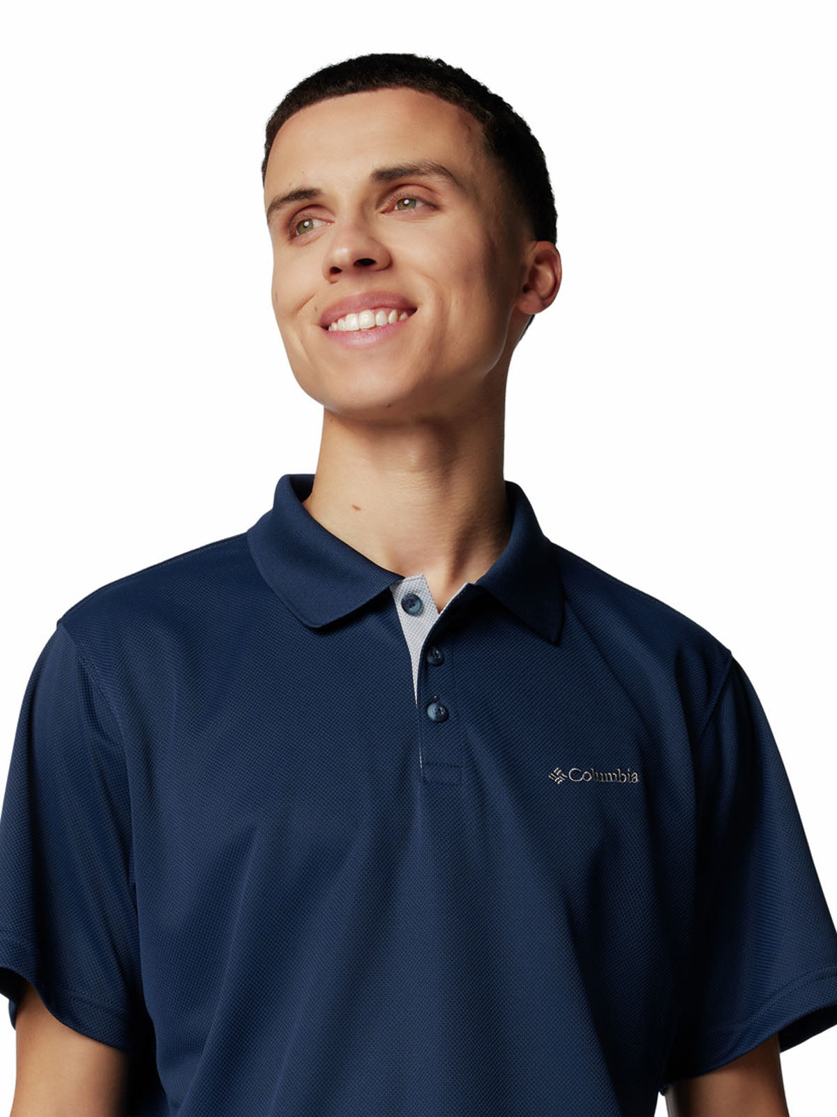 Polera Manga Corta Hombre Utilizer Azul Columbia