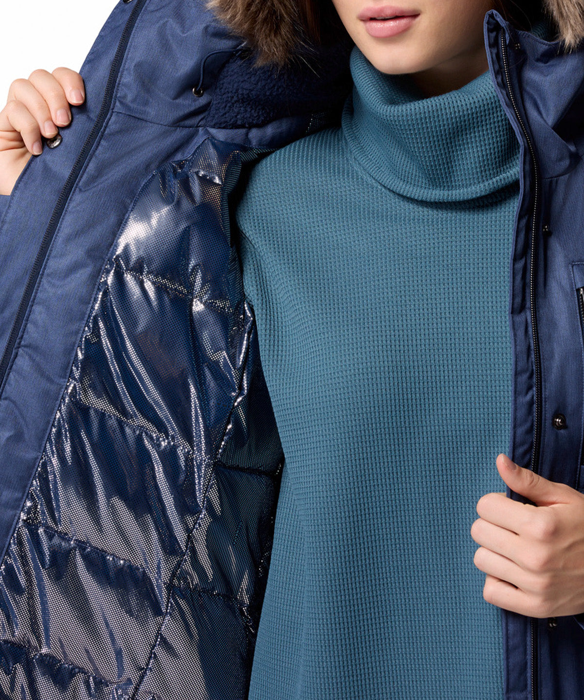 Parka Mujer Suttle Mountain Azul Columbia