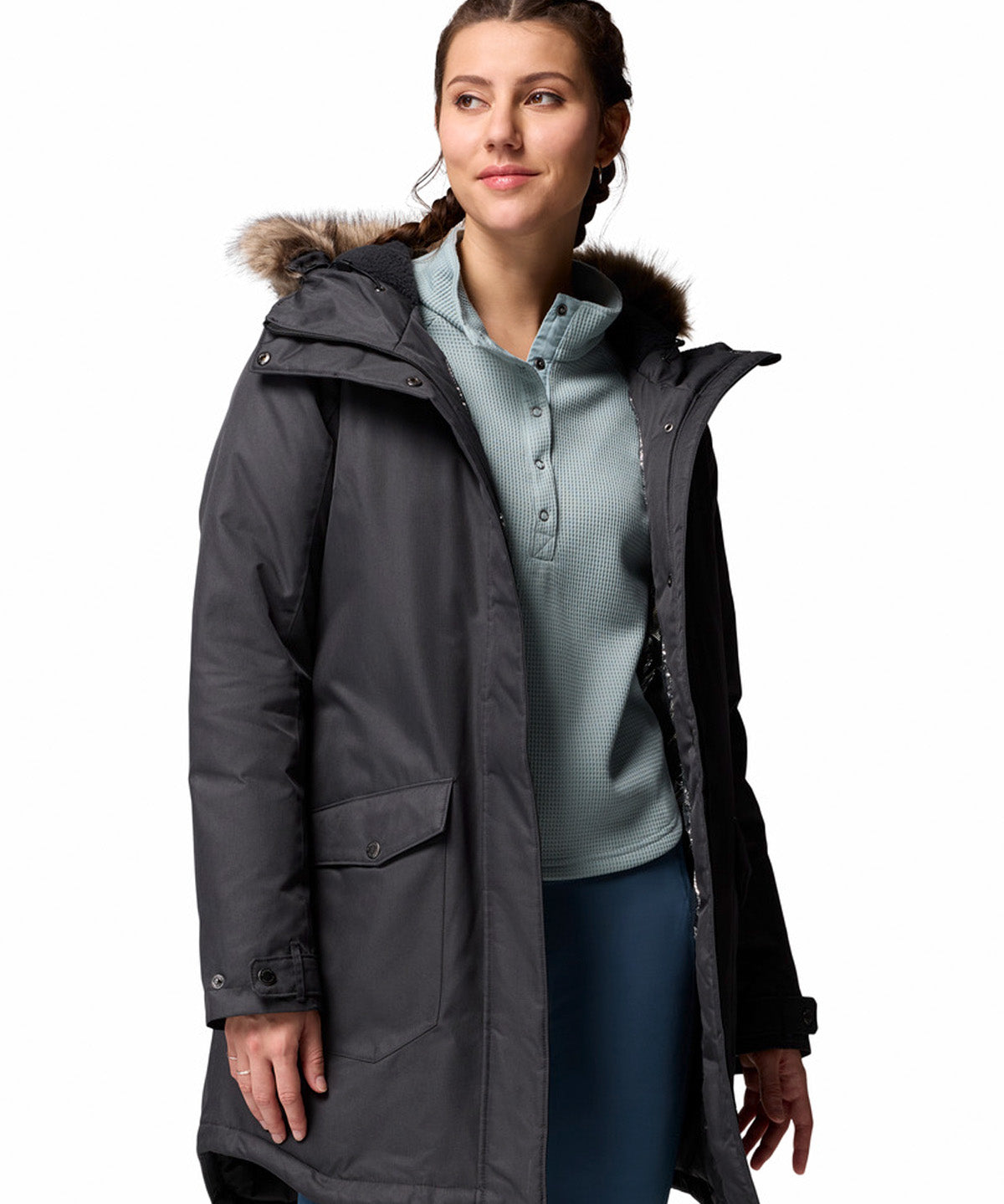 Parka Mujer Suttle Mountain Negro Columbia