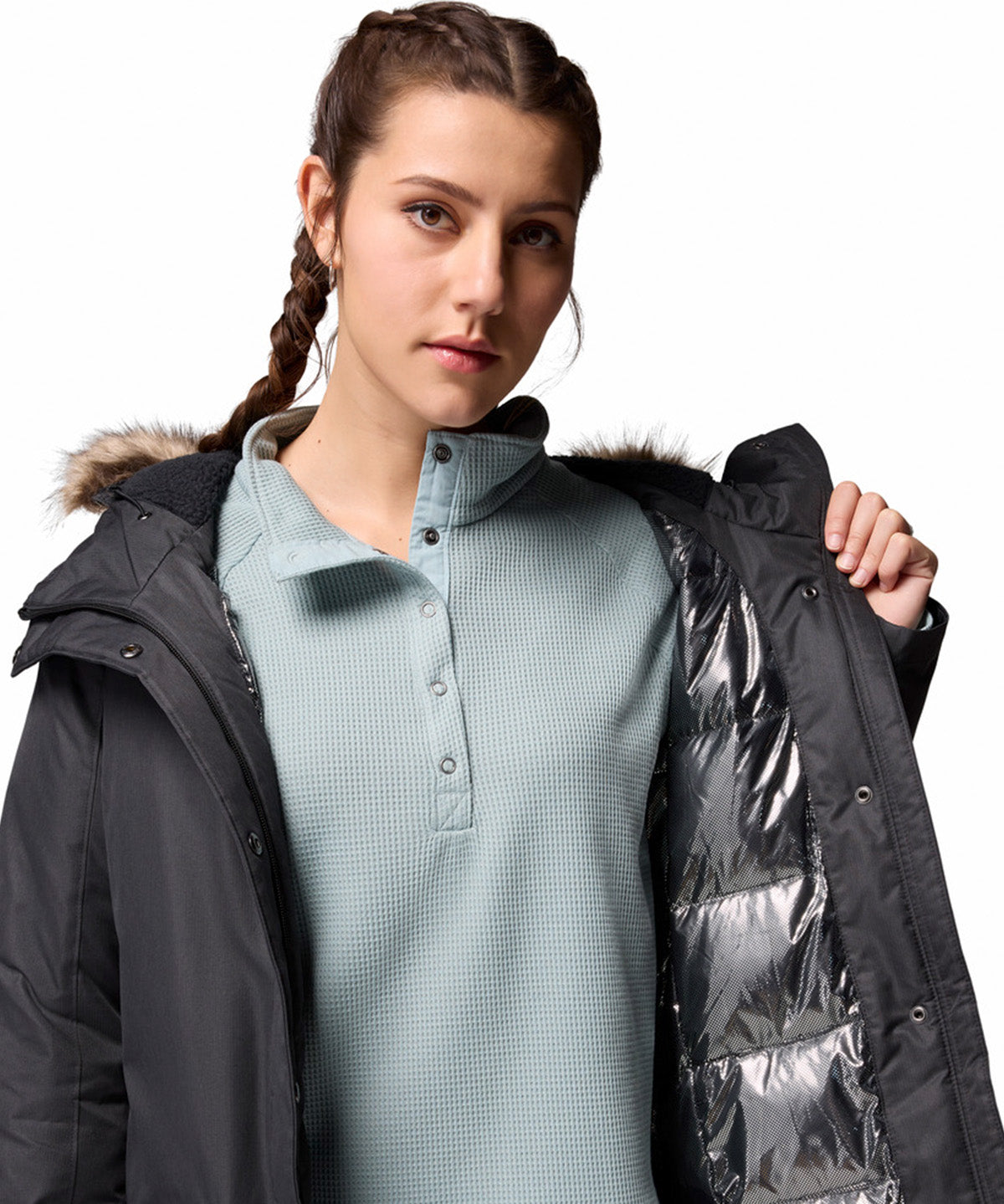 Parka Mujer Suttle Mountain Negro Columbia