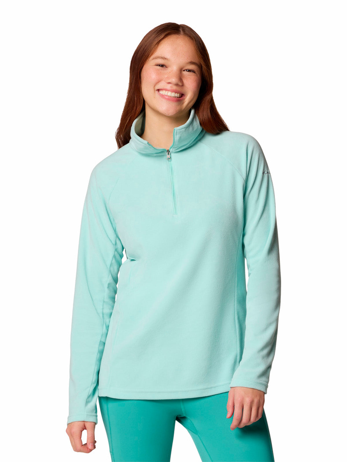 Polar Mujer Glacial IV 1/2 Zip Verde Columbia