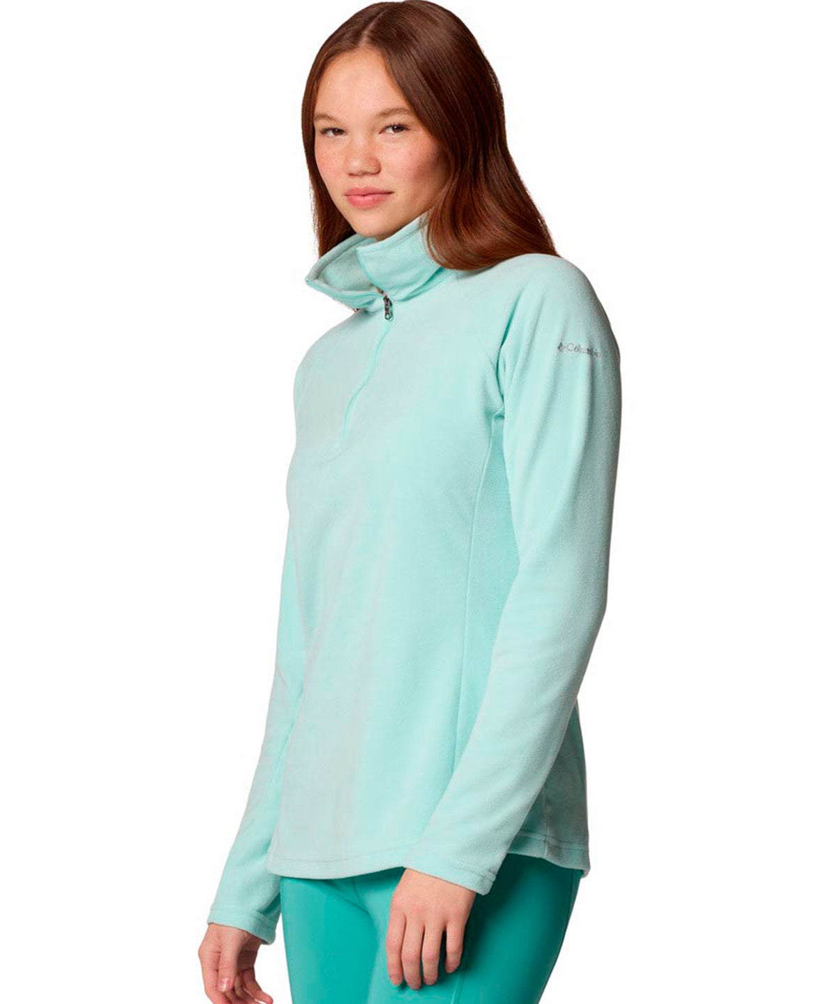 Polar Mujer Glacial IV 1/2 Zip Verde Columbia