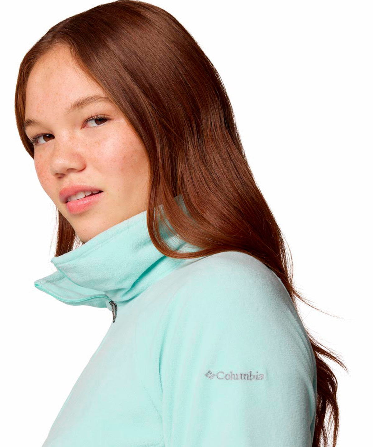 Polar Mujer Glacial IV 1/2 Zip Verde Columbia