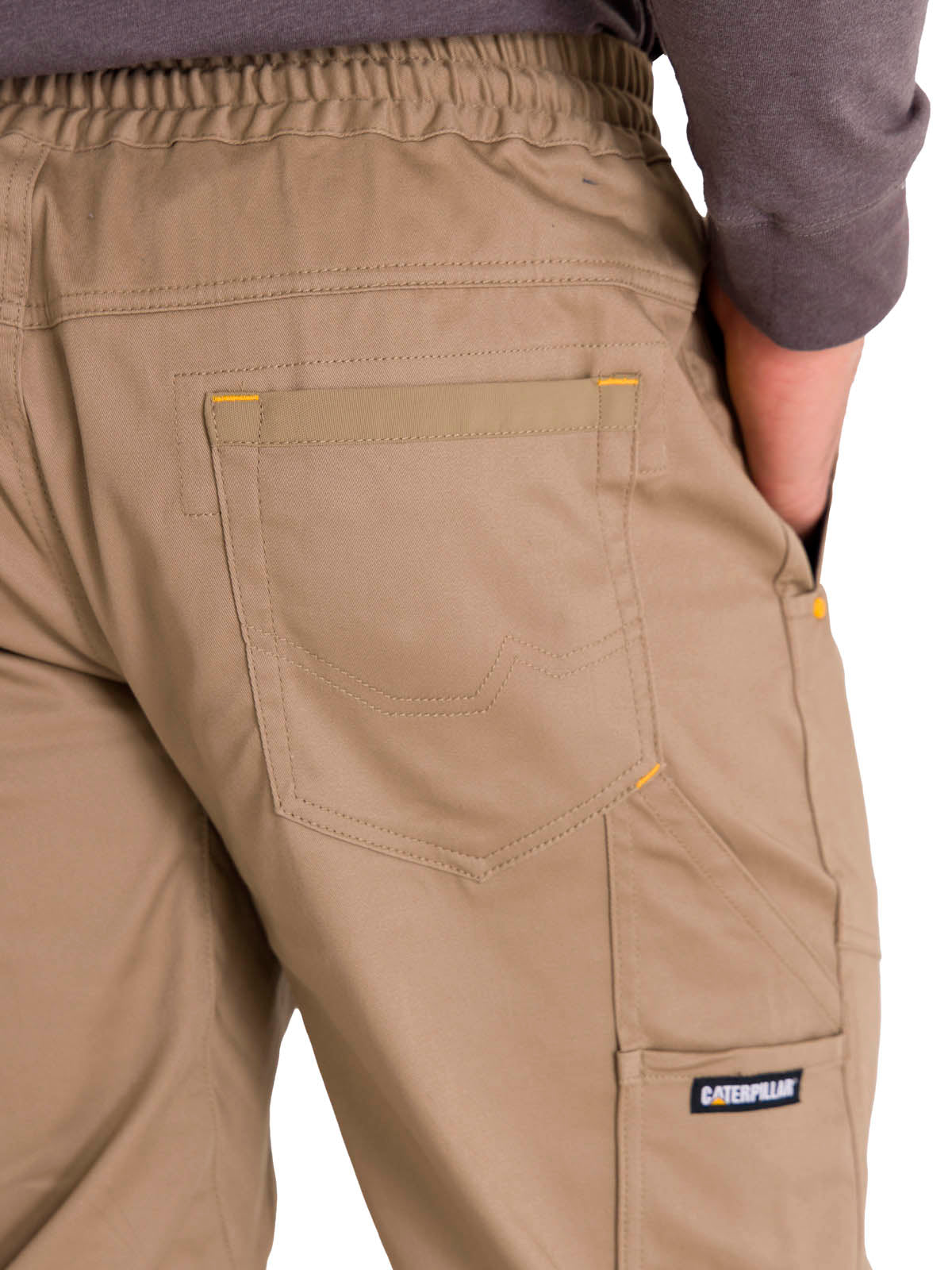 Pantalón Ajustable Hombre Dynamic Pant Caqui Cat