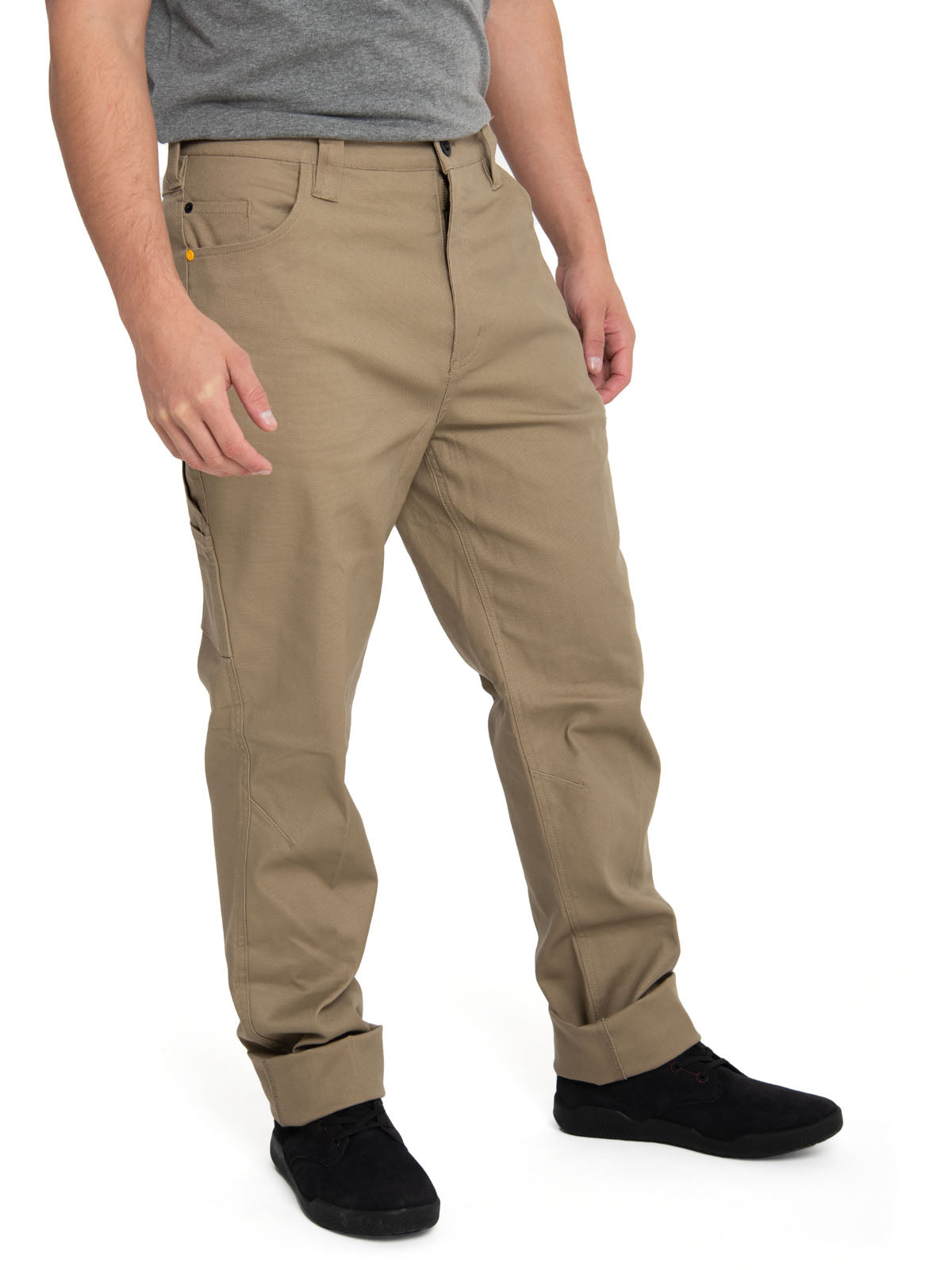 Pantalon Casual Hombre Stretch Canvas Utility Pant Café Cat
