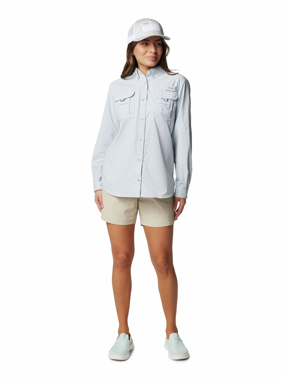 Short Mujer Backcast Water Beige Columbia