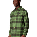 Camisa Manga Larga Hombre Flare Gun Stretch Verde Columbia