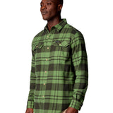 Camisa Manga Larga Hombre Flare Gun Stretch Verde Columbia