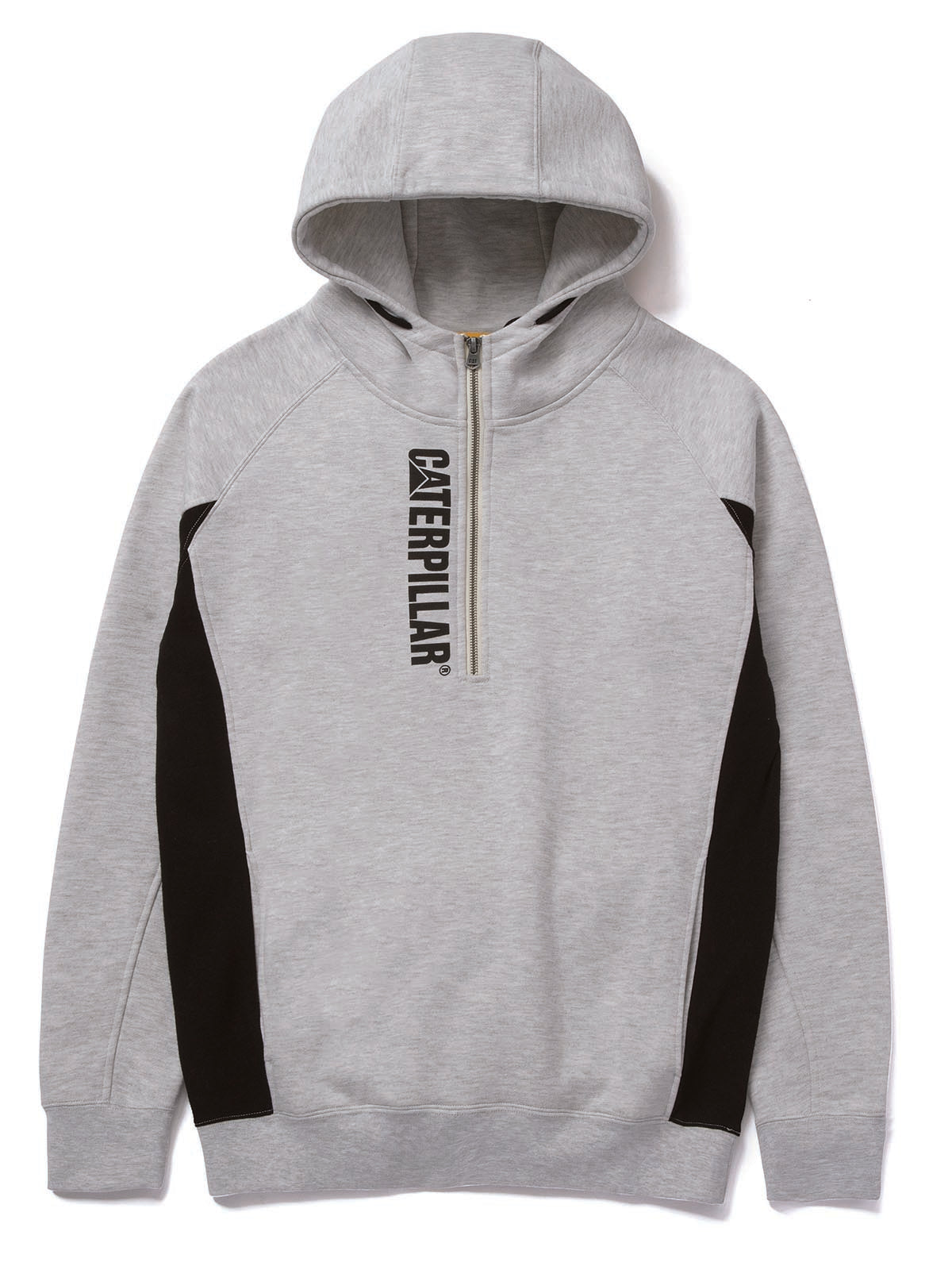 Polerón Manga Larga Hombre Thompson Quarter Zip Hoodie Gris Cat