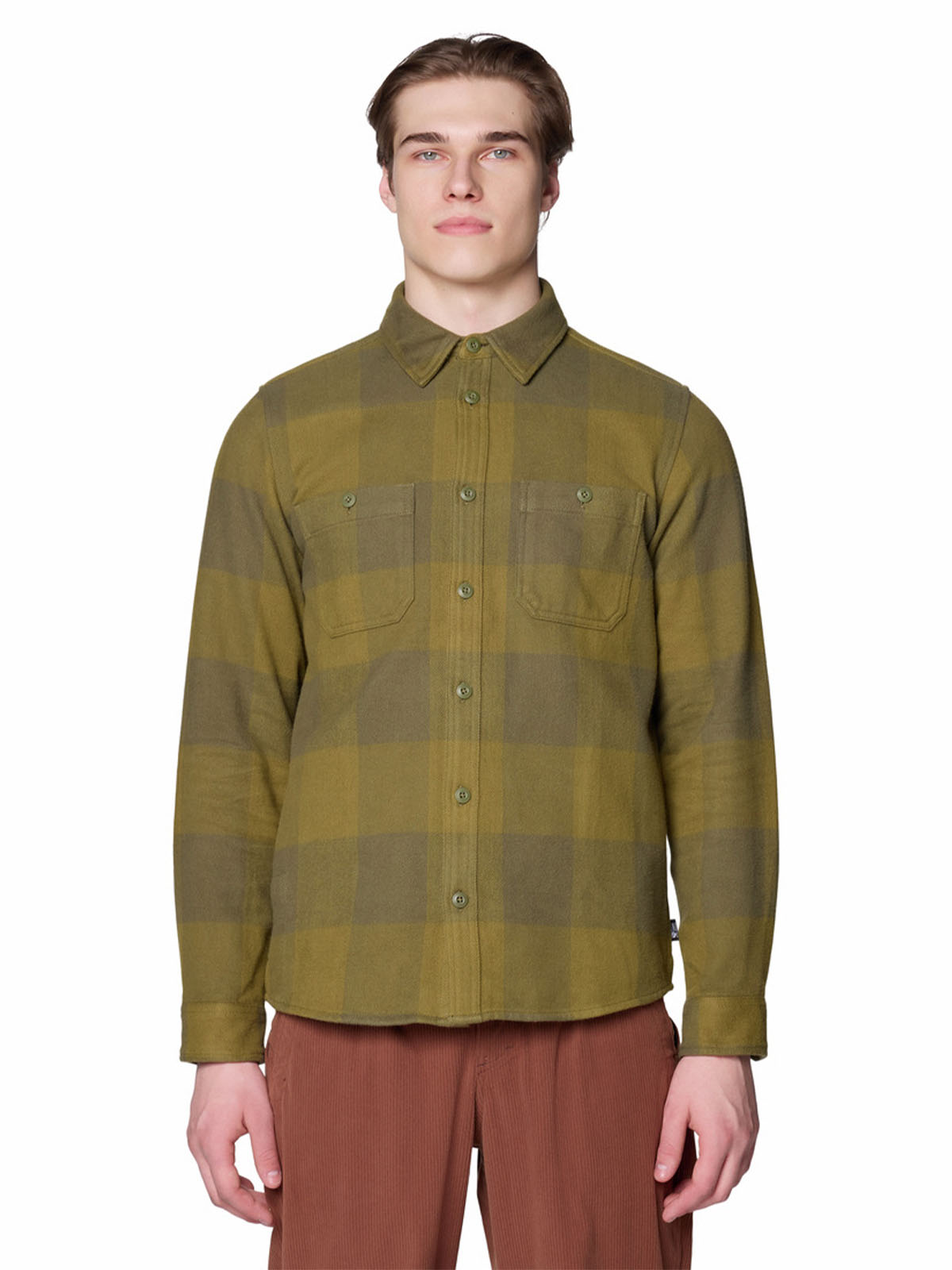 Camisa Manga Larga Hombre Plusher Verde Mountain Hardwear