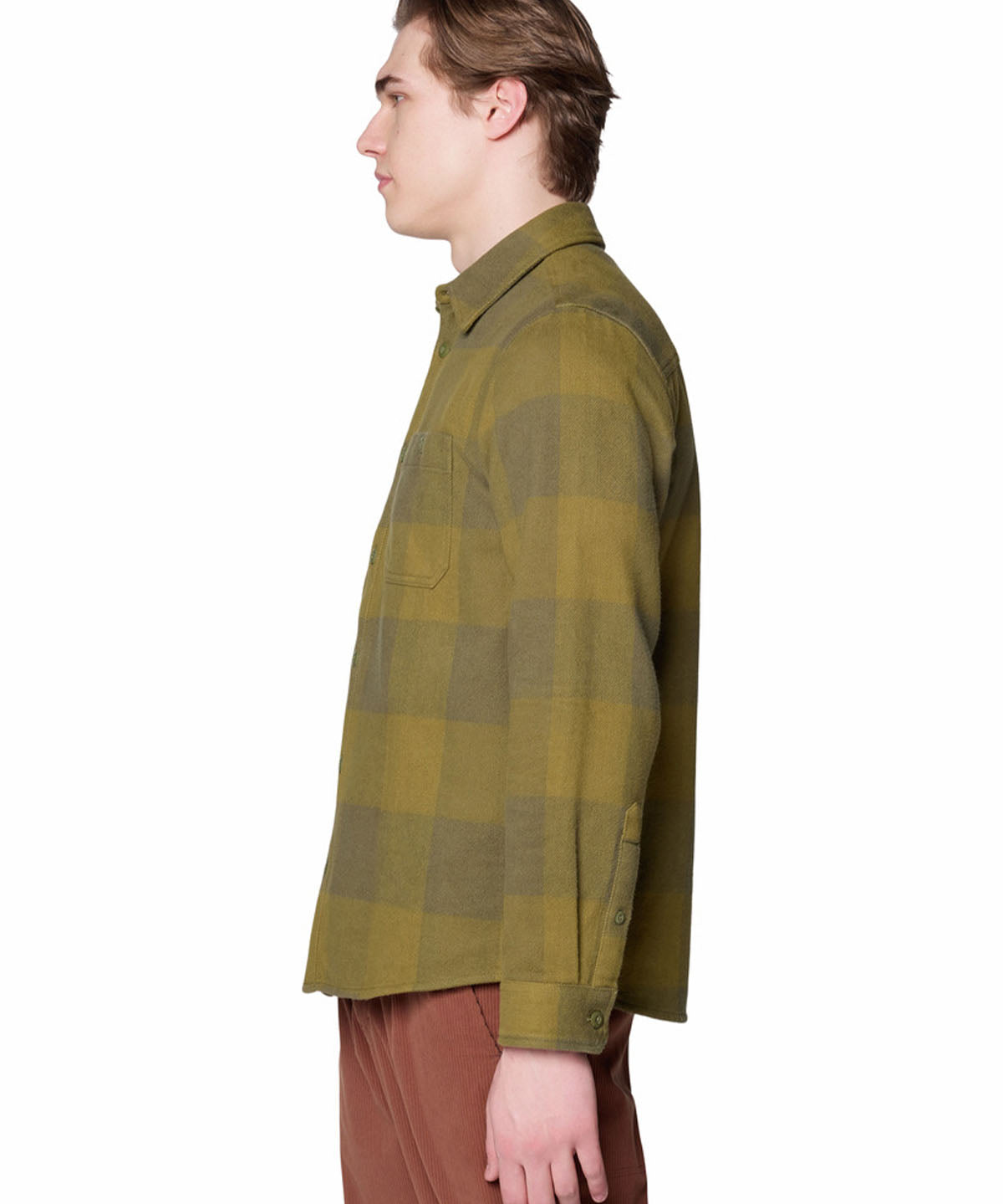 Camisa Manga Larga Hombre Plusher Verde Mountain Hardwear