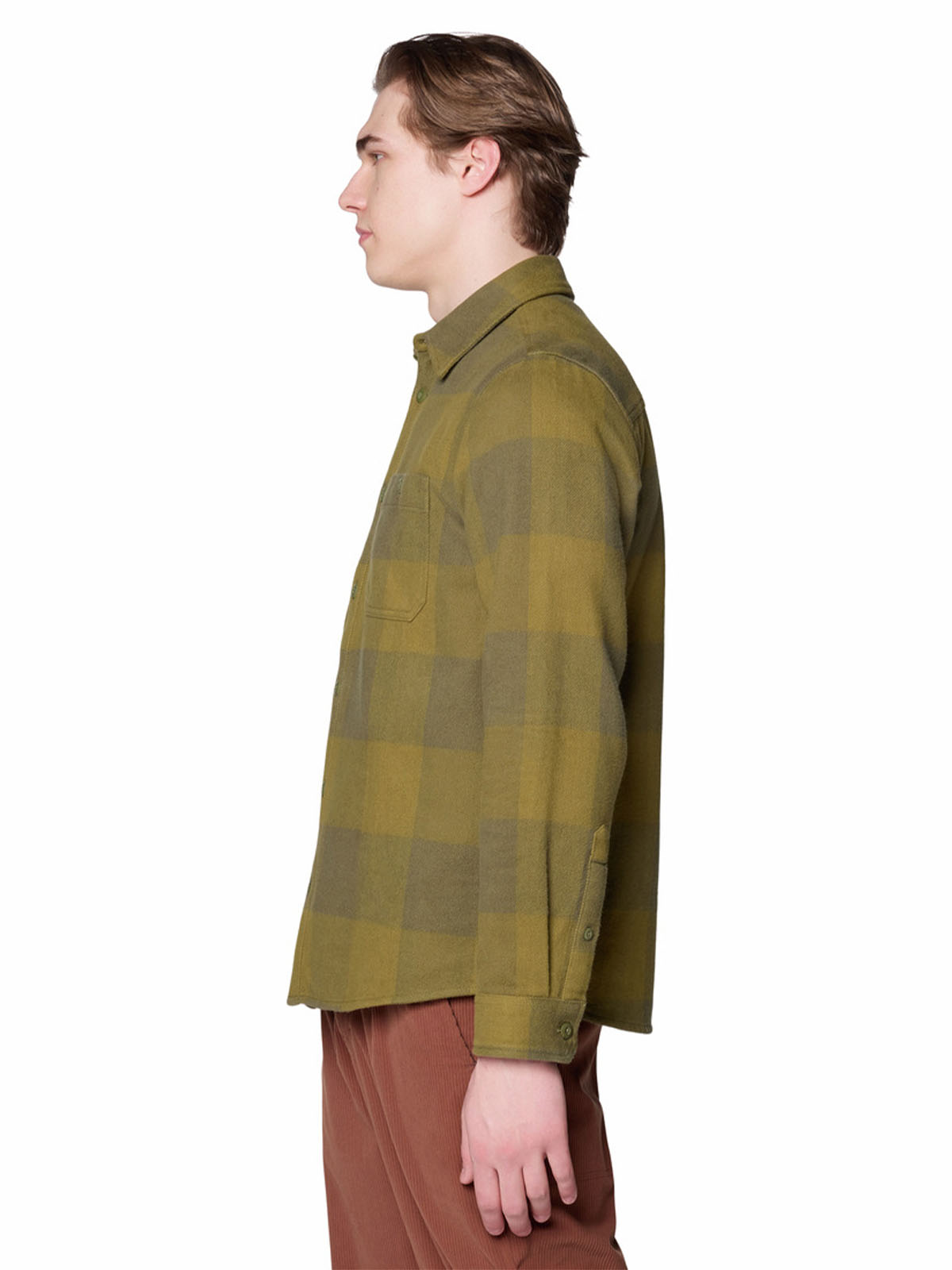 Camisa Manga Larga Hombre Plusher Verde Mountain Hardwear