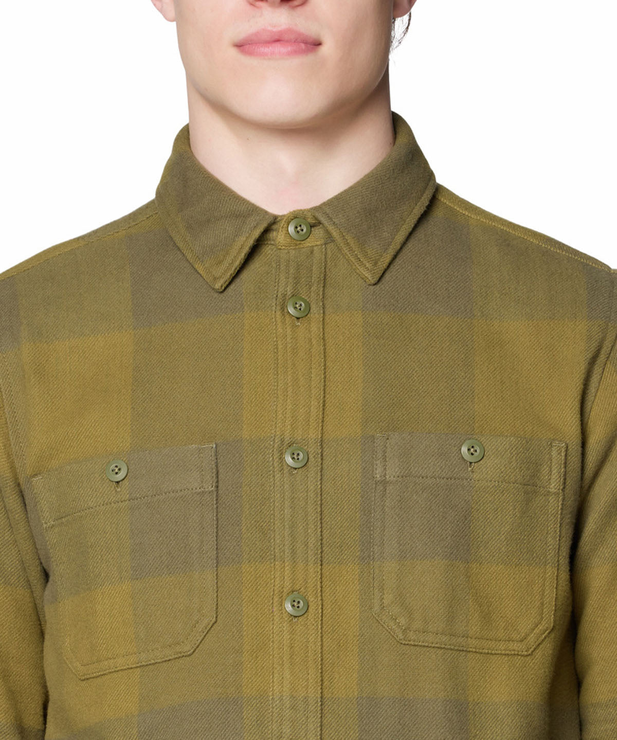 Camisa Manga Larga Hombre Plusher Verde Mountain Hardwear
